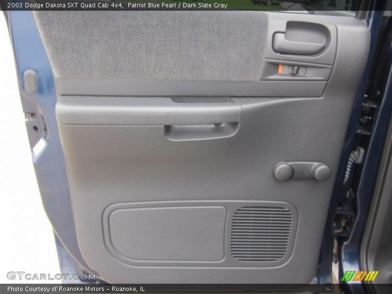 Patriot Blue Pearl / Dark Slate Gray 2003 Dodge Dakota SXT Quad Cab 4x4