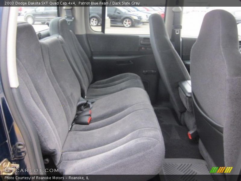 Patriot Blue Pearl / Dark Slate Gray 2003 Dodge Dakota SXT Quad Cab 4x4