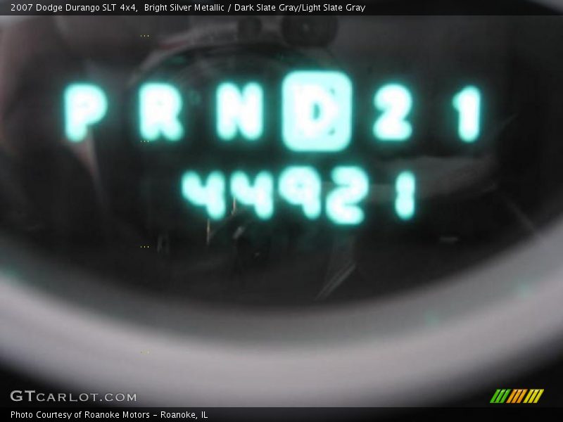 Bright Silver Metallic / Dark Slate Gray/Light Slate Gray 2007 Dodge Durango SLT 4x4