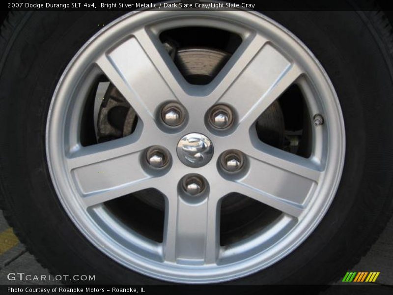 Bright Silver Metallic / Dark Slate Gray/Light Slate Gray 2007 Dodge Durango SLT 4x4