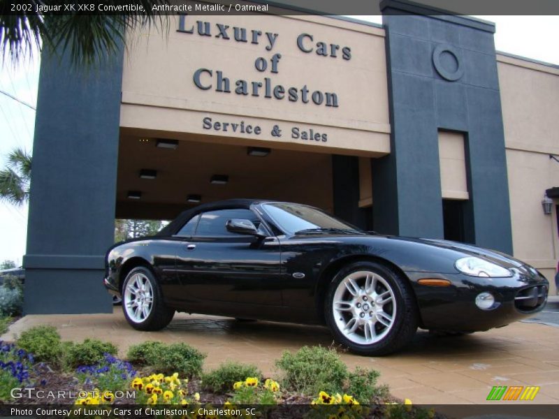 Anthracite Metallic / Oatmeal 2002 Jaguar XK XK8 Convertible