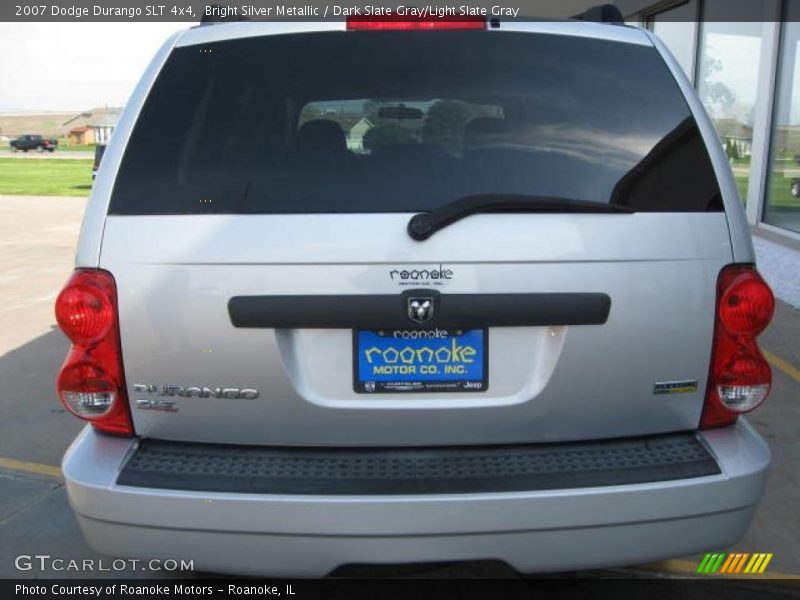 Bright Silver Metallic / Dark Slate Gray/Light Slate Gray 2007 Dodge Durango SLT 4x4