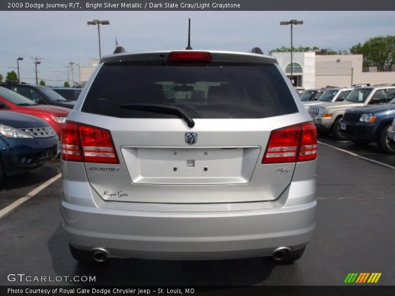 Bright Silver Metallic / Dark Slate Gray/Light Graystone 2009 Dodge Journey R/T