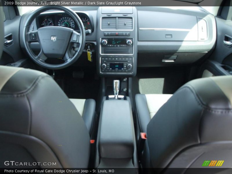 Bright Silver Metallic / Dark Slate Gray/Light Graystone 2009 Dodge Journey R/T