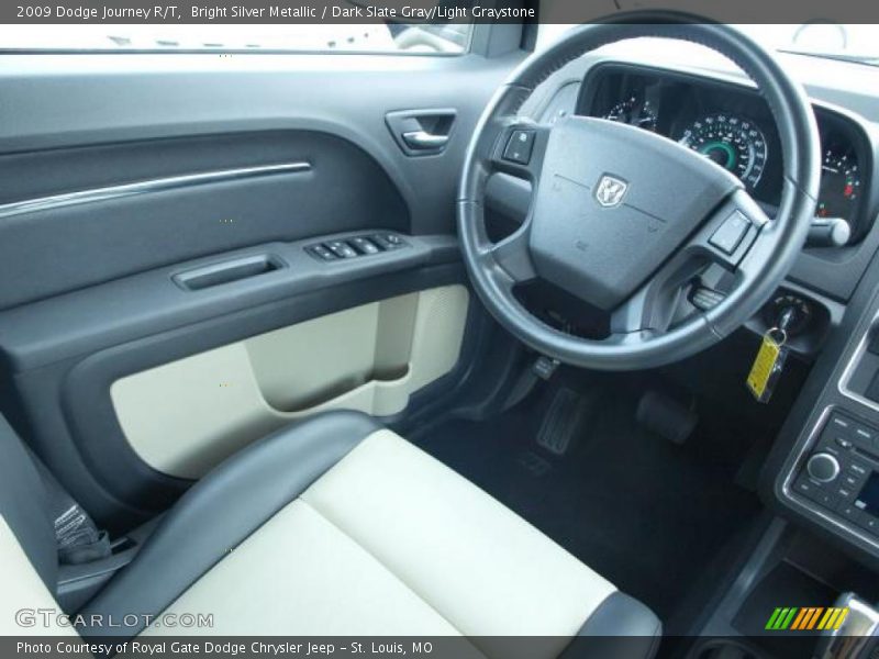 Bright Silver Metallic / Dark Slate Gray/Light Graystone 2009 Dodge Journey R/T