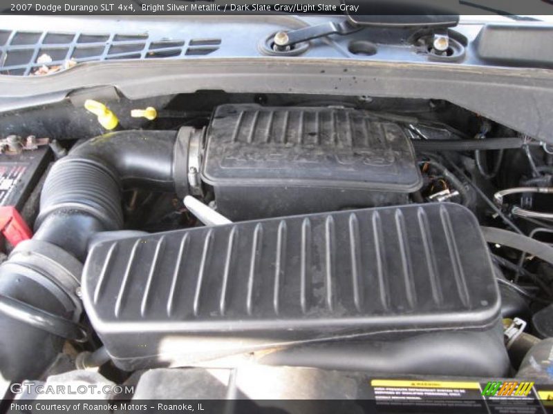 Bright Silver Metallic / Dark Slate Gray/Light Slate Gray 2007 Dodge Durango SLT 4x4