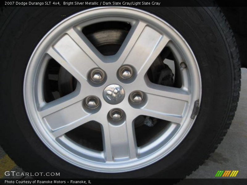 Bright Silver Metallic / Dark Slate Gray/Light Slate Gray 2007 Dodge Durango SLT 4x4