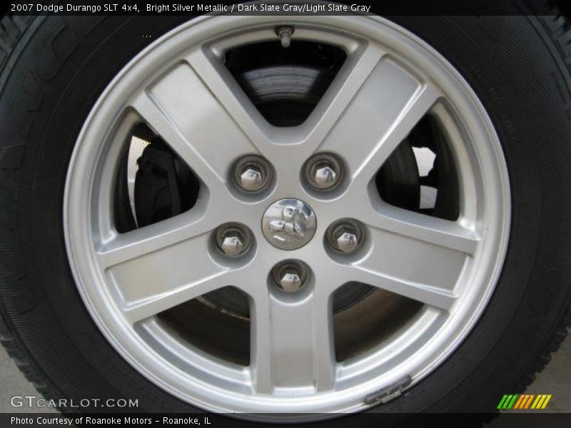 Bright Silver Metallic / Dark Slate Gray/Light Slate Gray 2007 Dodge Durango SLT 4x4