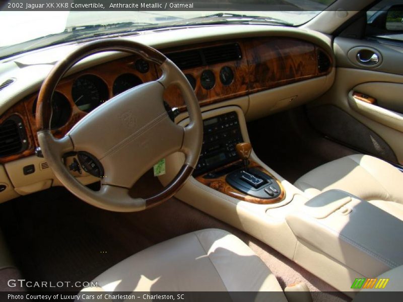 Oatmeal Interior - 2002 XK XK8 Convertible 