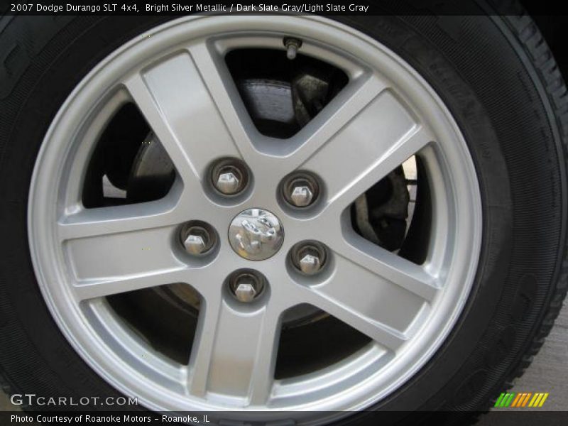 Bright Silver Metallic / Dark Slate Gray/Light Slate Gray 2007 Dodge Durango SLT 4x4