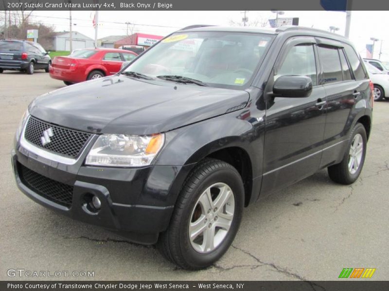 Black Onyx / Beige 2007 Suzuki Grand Vitara Luxury 4x4