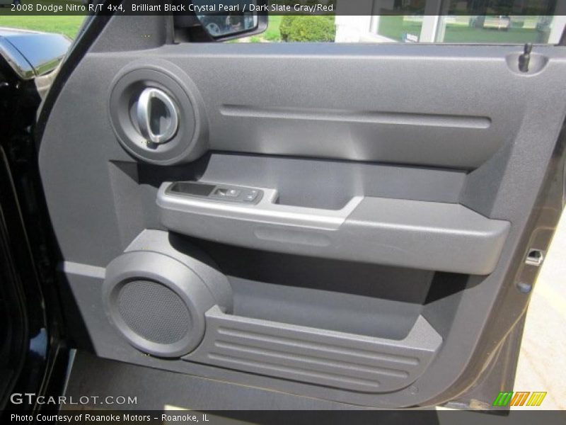Brilliant Black Crystal Pearl / Dark Slate Gray/Red 2008 Dodge Nitro R/T 4x4