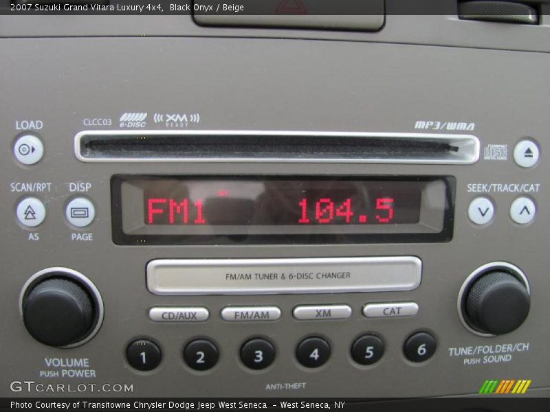 Black Onyx / Beige 2007 Suzuki Grand Vitara Luxury 4x4