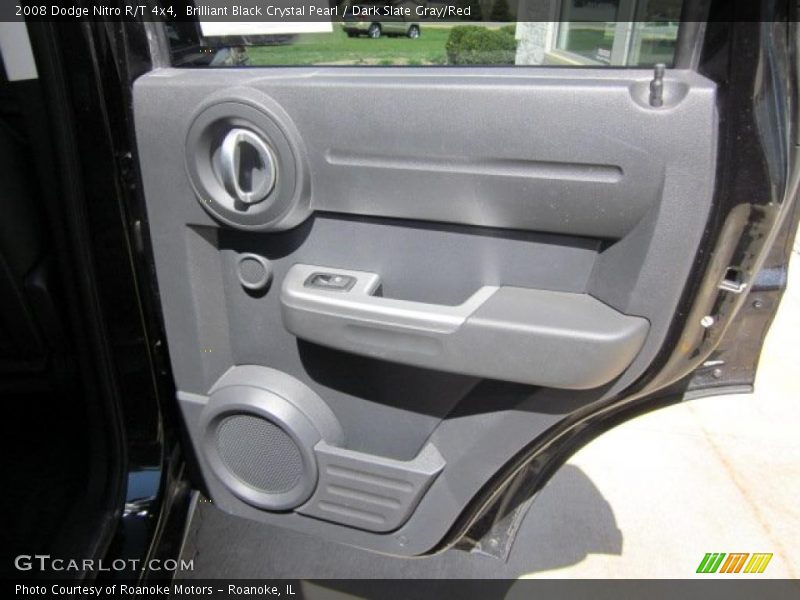 Brilliant Black Crystal Pearl / Dark Slate Gray/Red 2008 Dodge Nitro R/T 4x4