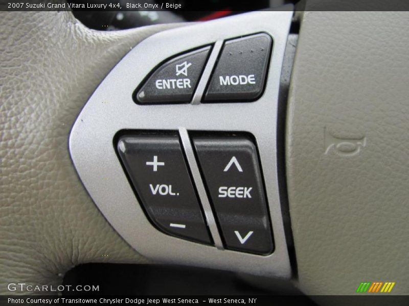 Black Onyx / Beige 2007 Suzuki Grand Vitara Luxury 4x4