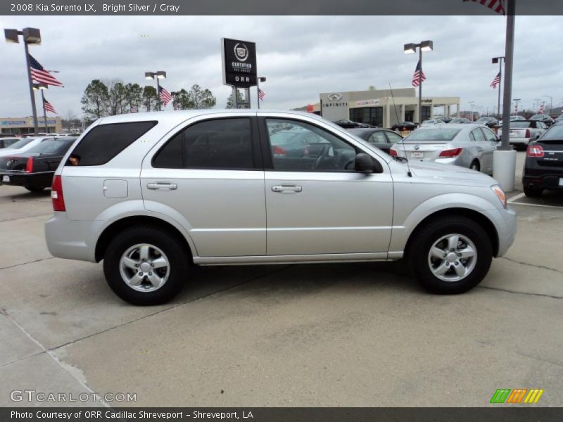 Bright Silver / Gray 2008 Kia Sorento LX