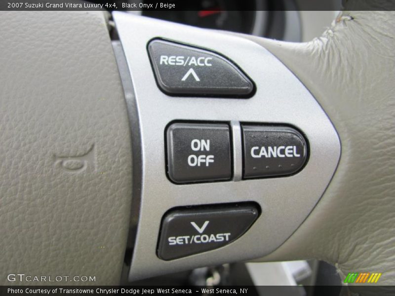 Black Onyx / Beige 2007 Suzuki Grand Vitara Luxury 4x4