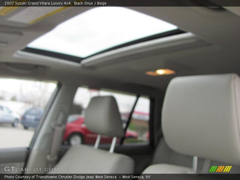 Black Onyx / Beige 2007 Suzuki Grand Vitara Luxury 4x4