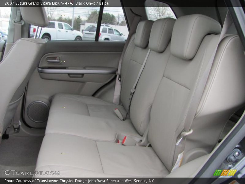  2007 Grand Vitara Luxury 4x4 Beige Interior