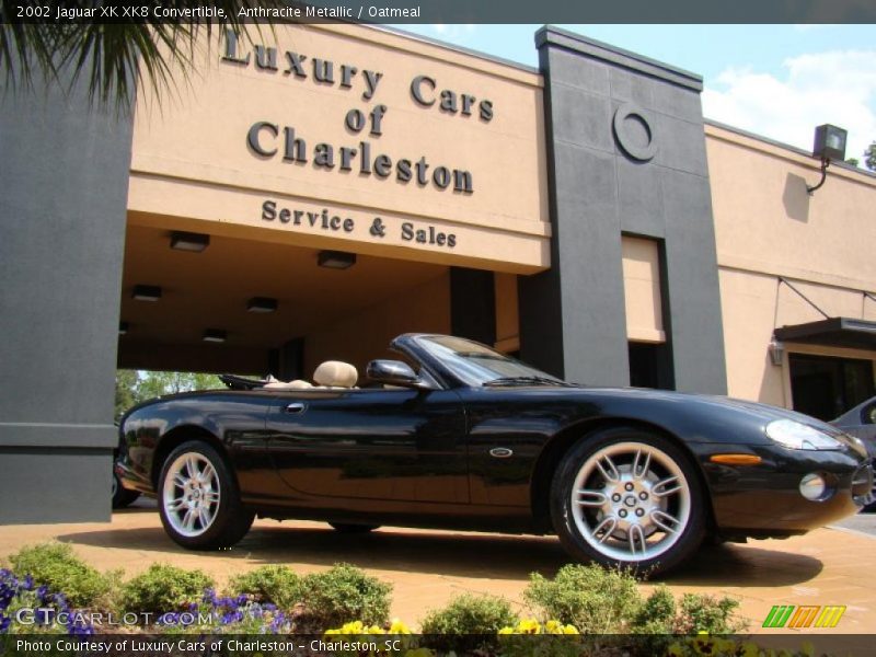 Anthracite Metallic / Oatmeal 2002 Jaguar XK XK8 Convertible