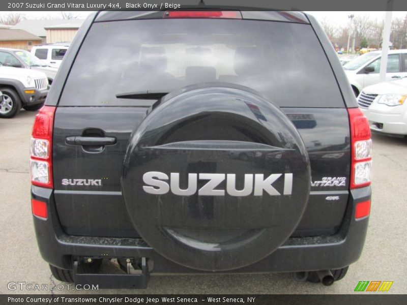 Black Onyx / Beige 2007 Suzuki Grand Vitara Luxury 4x4