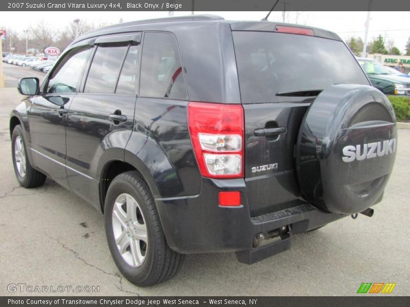 Black Onyx / Beige 2007 Suzuki Grand Vitara Luxury 4x4