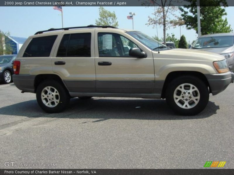 Champagne Pearlcoat / Agate 2000 Jeep Grand Cherokee Laredo 4x4