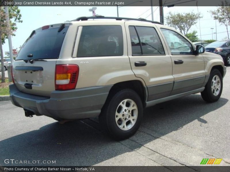 Champagne Pearlcoat / Agate 2000 Jeep Grand Cherokee Laredo 4x4