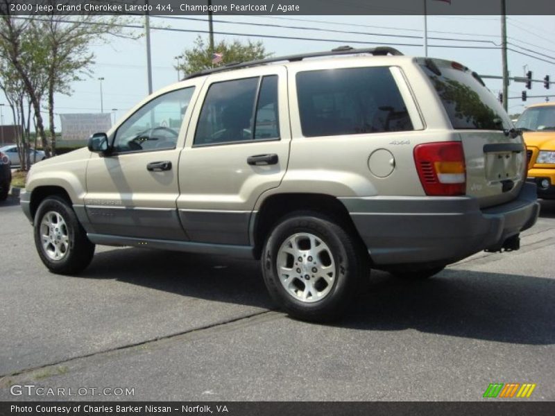 Champagne Pearlcoat / Agate 2000 Jeep Grand Cherokee Laredo 4x4
