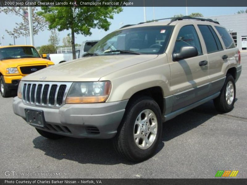 Champagne Pearlcoat / Agate 2000 Jeep Grand Cherokee Laredo 4x4