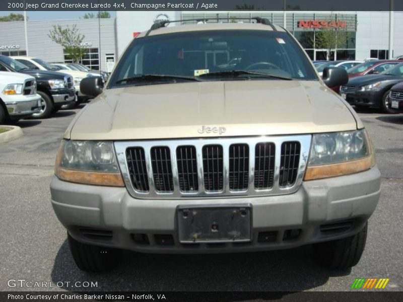 Champagne Pearlcoat / Agate 2000 Jeep Grand Cherokee Laredo 4x4