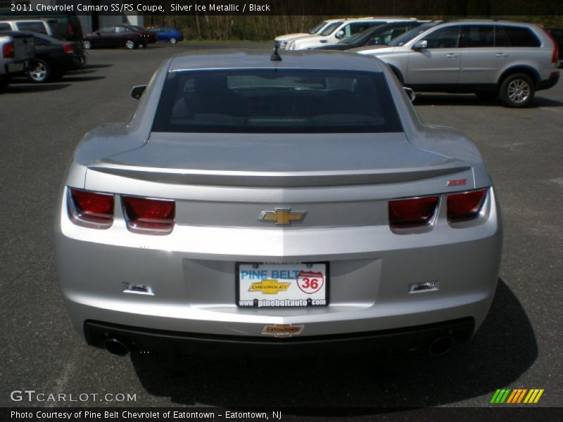 Silver Ice Metallic / Black 2011 Chevrolet Camaro SS/RS Coupe