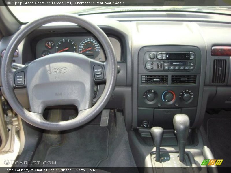 Champagne Pearlcoat / Agate 2000 Jeep Grand Cherokee Laredo 4x4