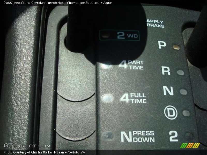 Champagne Pearlcoat / Agate 2000 Jeep Grand Cherokee Laredo 4x4