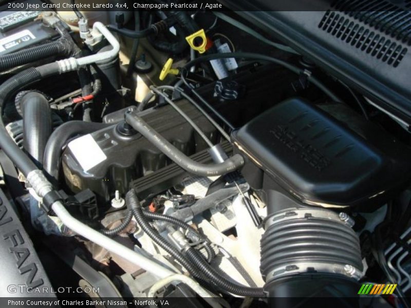 Champagne Pearlcoat / Agate 2000 Jeep Grand Cherokee Laredo 4x4