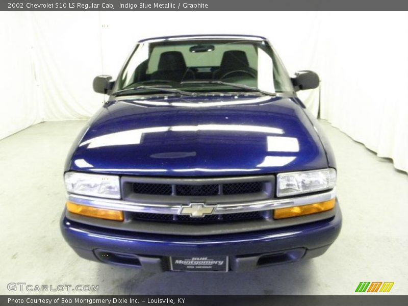 Indigo Blue Metallic / Graphite 2002 Chevrolet S10 LS Regular Cab