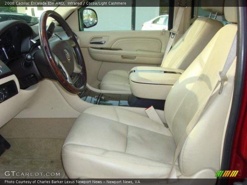 Infrared / Cocoa/Light Cashmere 2008 Cadillac Escalade ESV AWD