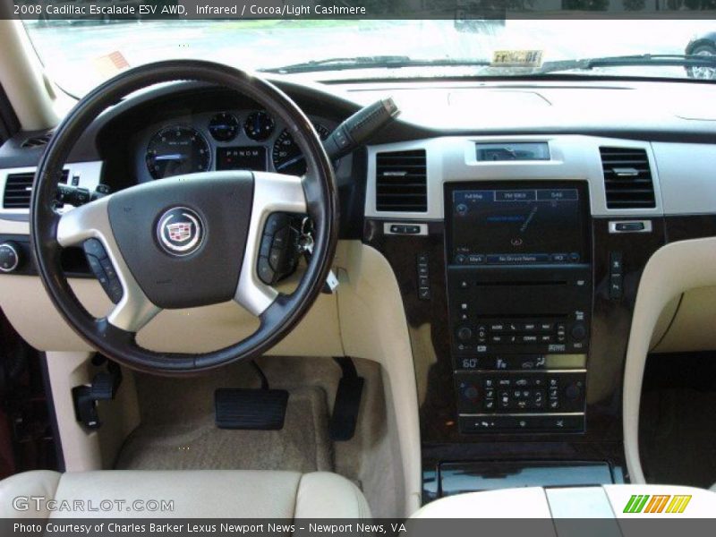 Infrared / Cocoa/Light Cashmere 2008 Cadillac Escalade ESV AWD