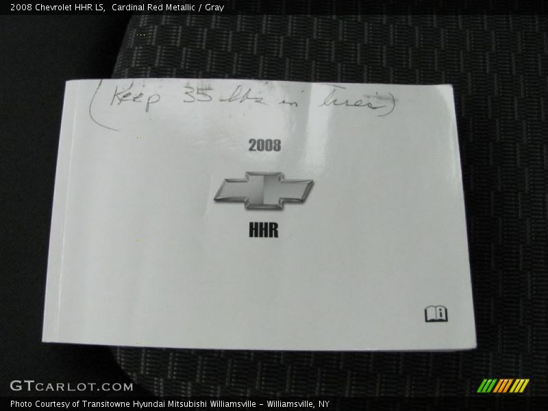 Cardinal Red Metallic / Gray 2008 Chevrolet HHR LS