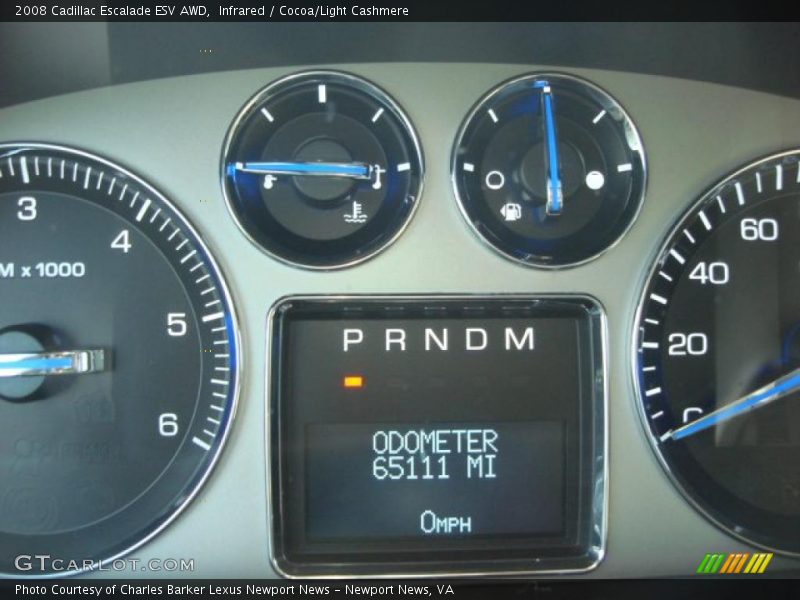 Infrared / Cocoa/Light Cashmere 2008 Cadillac Escalade ESV AWD