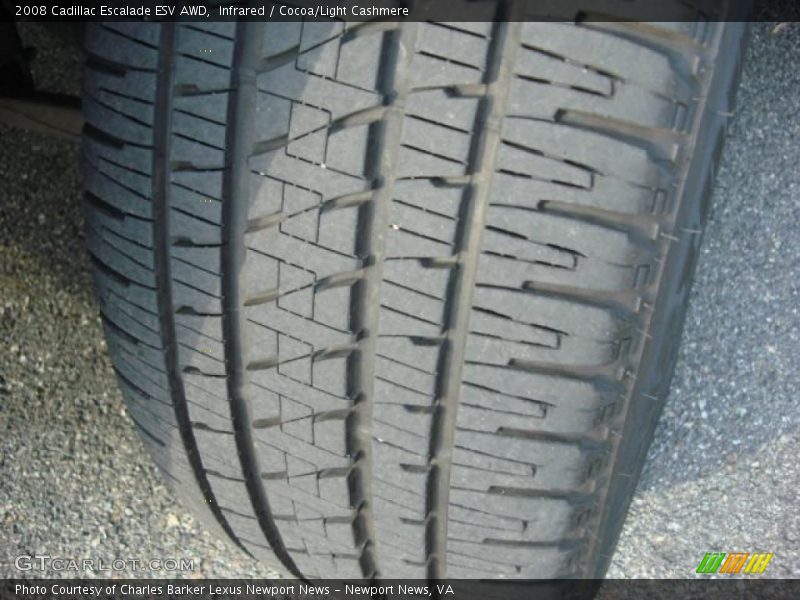 Infrared / Cocoa/Light Cashmere 2008 Cadillac Escalade ESV AWD