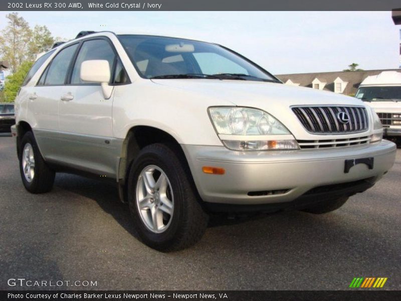 White Gold Crystal / Ivory 2002 Lexus RX 300 AWD