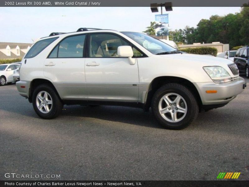 White Gold Crystal / Ivory 2002 Lexus RX 300 AWD