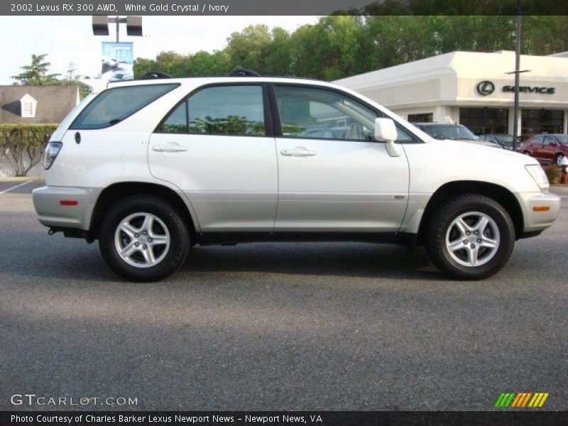 White Gold Crystal / Ivory 2002 Lexus RX 300 AWD