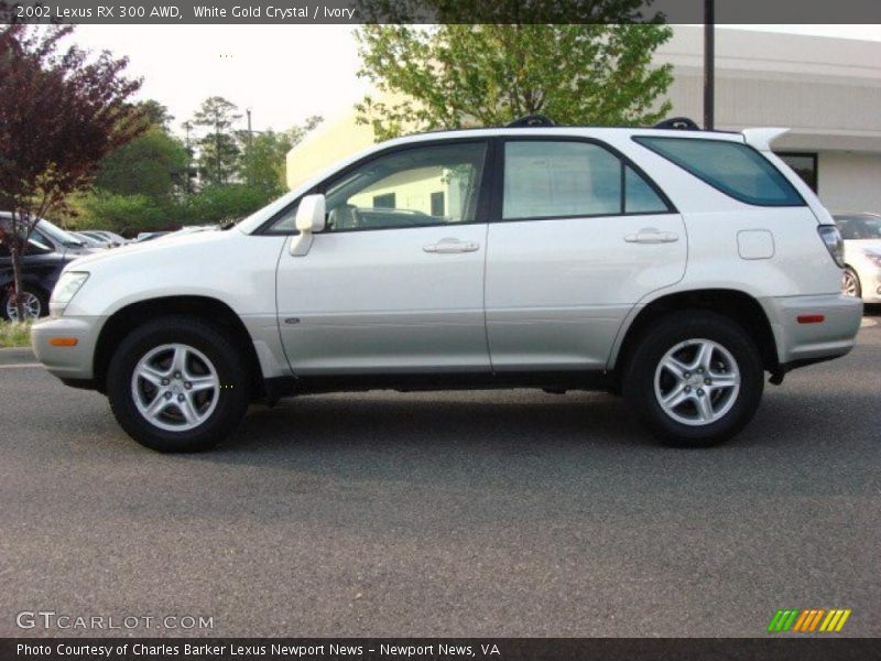 White Gold Crystal / Ivory 2002 Lexus RX 300 AWD