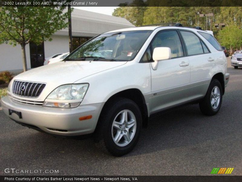 White Gold Crystal / Ivory 2002 Lexus RX 300 AWD