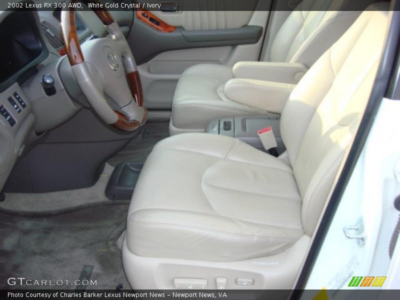 White Gold Crystal / Ivory 2002 Lexus RX 300 AWD
