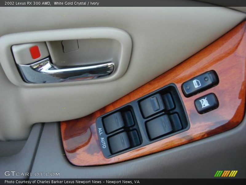 White Gold Crystal / Ivory 2002 Lexus RX 300 AWD