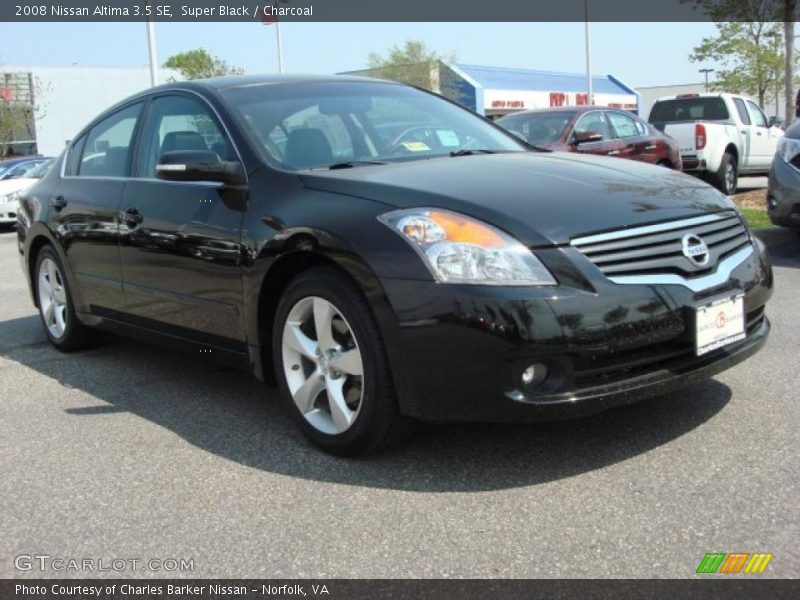Super Black / Charcoal 2008 Nissan Altima 3.5 SE