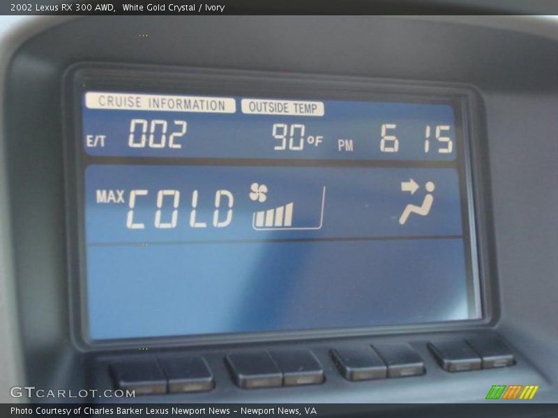 White Gold Crystal / Ivory 2002 Lexus RX 300 AWD